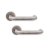 Ручки на розетте COMIT Steel (Steel) нержавеющая сталь